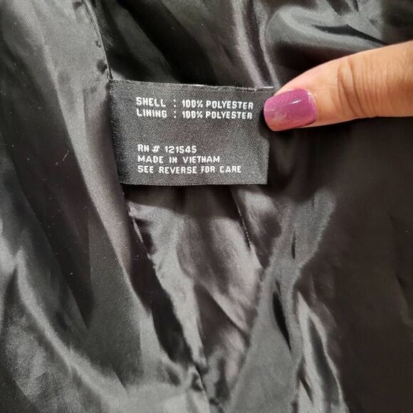 LONDON FOG TRENCH COAT WITH DOUBLE LAPEL AND DETACHABLE HOOD sz Med - Picture 10 of 16